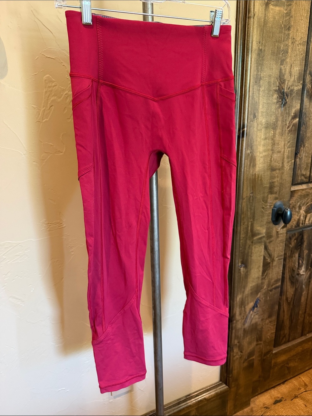 Lululemon Red Active Capri Leggings 23”